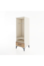 Hyperion Dolap 2 Raflı Tek Çekmeceli Tek Askılı 44x44x134 - S49M093V3B