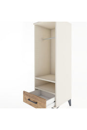 Hyperion Dolap 2 Raflı Tek Çekmeceli Tek Askılı 44x44x134 - S49M093V3B