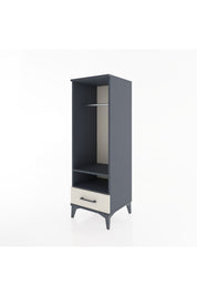 Hyperion Dolap 2 Raflı Tek Çekmeceli Tek Askılı 44x44x134 - S49M093V4B