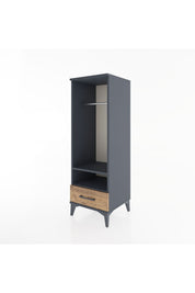 Hyperion Dolap 2 Raflı Tek Çekmeceli Tek Askılı 44x44x134 - S49M093V6B