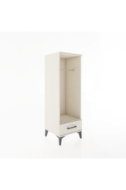 Hyperion Dolap Tek Raflı Tek Çekmeceli Tek Askılı 44x44x134 - S49M094V1B