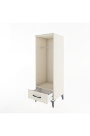 Hyperion Dolap Tek Raflı Tek Çekmeceli Tek Askılı 44x44x134 - S49M094V1B