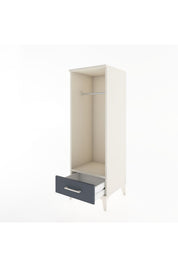 Hyperion Dolap Tek Raflı Tek Çekmeceli Tek Askılı 44x44x134 - S49M094V2B