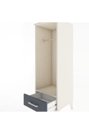 Hyperion Dolap Tek Raflı Tek Çekmeceli Tek Askılı 44x44x134 - S49M094V2B