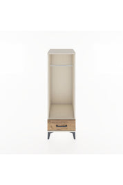 Hyperion Dolap Tek Raflı Tek Çekmeceli Tek Askılı 44x44x134 - S49M094V3B