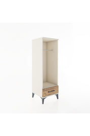 Hyperion Dolap Tek Raflı Tek Çekmeceli Tek Askılı 44x44x134 - S49M094V3B
