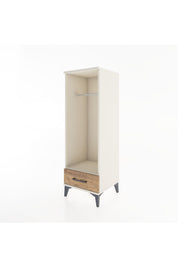 Hyperion Dolap Tek Raflı Tek Çekmeceli Tek Askılı 44x44x134 - S49M094V3B