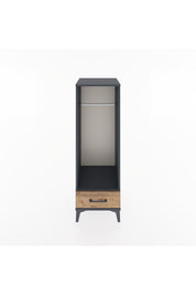Hyperion Dolap Tek Raflı Tek Çekmeceli Tek Askılı 44x44x134 - S49M094V6B