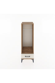 Hyperion Dolap Tek Raflı Tek Çekmeceli Tek Askılı 44x44x134 - S49M094V7B