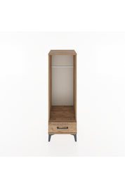 Hyperion Dolap Tek Raflı Tek Çekmeceli Tek Askılı 44x44x134 - S49M094V9B