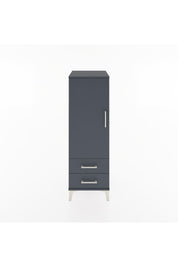 Hyperion Dolap Tek Raflı 2 Çekmeceli Tek Askılı 44x44x134 - S49M071V5B