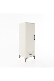 Hyperion Dolap Tek Raflı Tek Çekmeceli Tek Askılı 44x44x134 - S49M072V1B