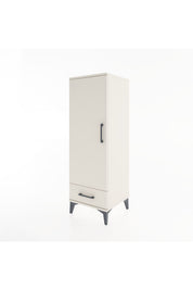 Hyperion Dolap Tek Raflı Tek Çekmeceli Tek Askılı 44x44x134 - S49M072V1B