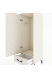 Hyperion Dolap Tek Raflı Tek Çekmeceli Tek Askılı 44x44x134 - S49M072V1B