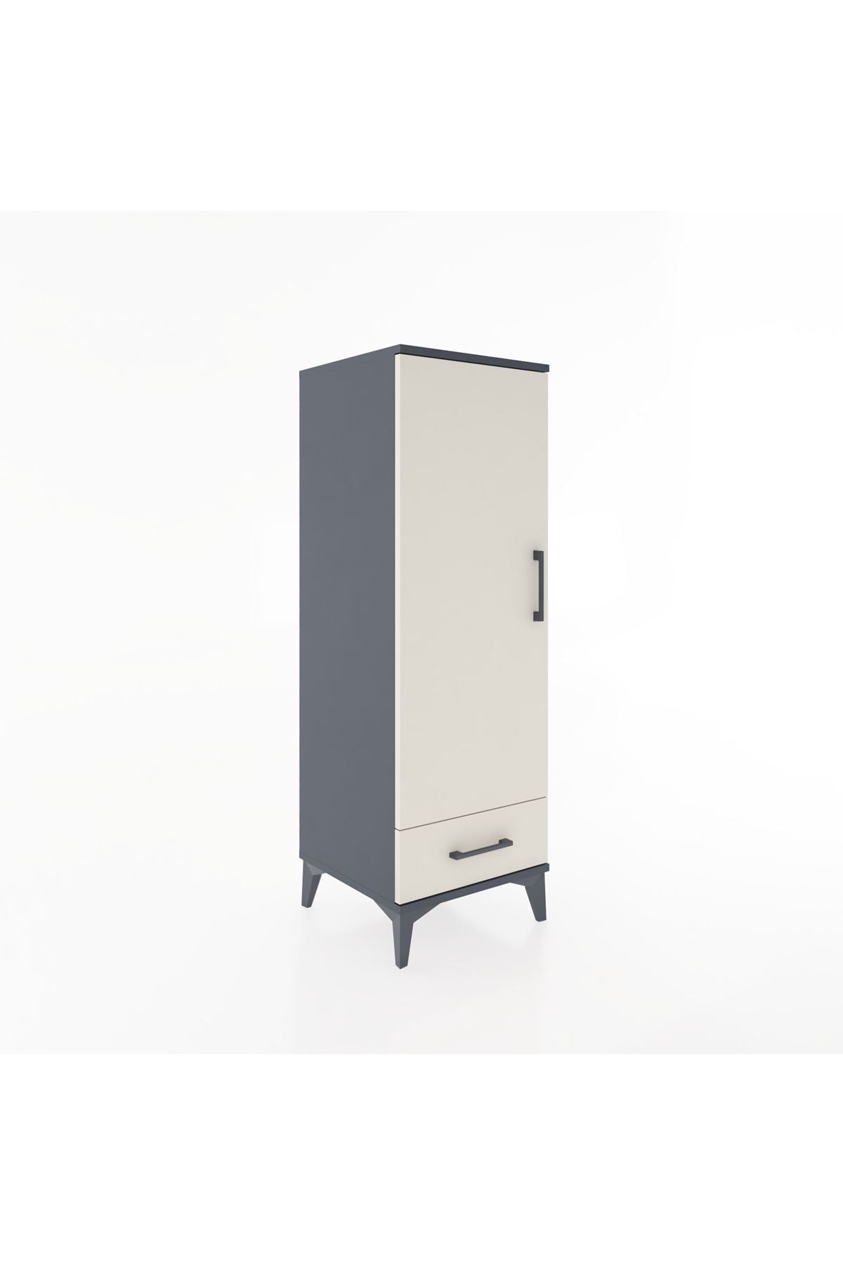 Hyperion Dolap Tek Raflı Tek Çekmeceli Tek Askılı 44x44x134 - S49M072V4B