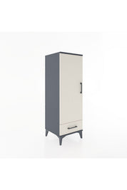 Hyperion Dolap Tek Raflı Tek Çekmeceli Tek Askılı 44x44x134 - S49M072V4B