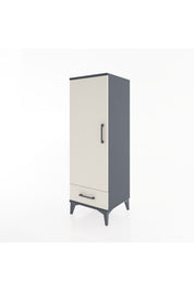 Hyperion Dolap Tek Raflı Tek Çekmeceli Tek Askılı 44x44x134 - S49M072V4B