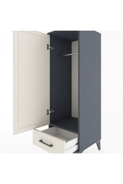 Hyperion Dolap Tek Raflı Tek Çekmeceli Tek Askılı 44x44x134 - S49M072V4B