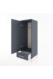 Hyperion Dolap Tek Raflı Tek Çekmeceli Tek Askılı 44x44x134 - S49M072V5B