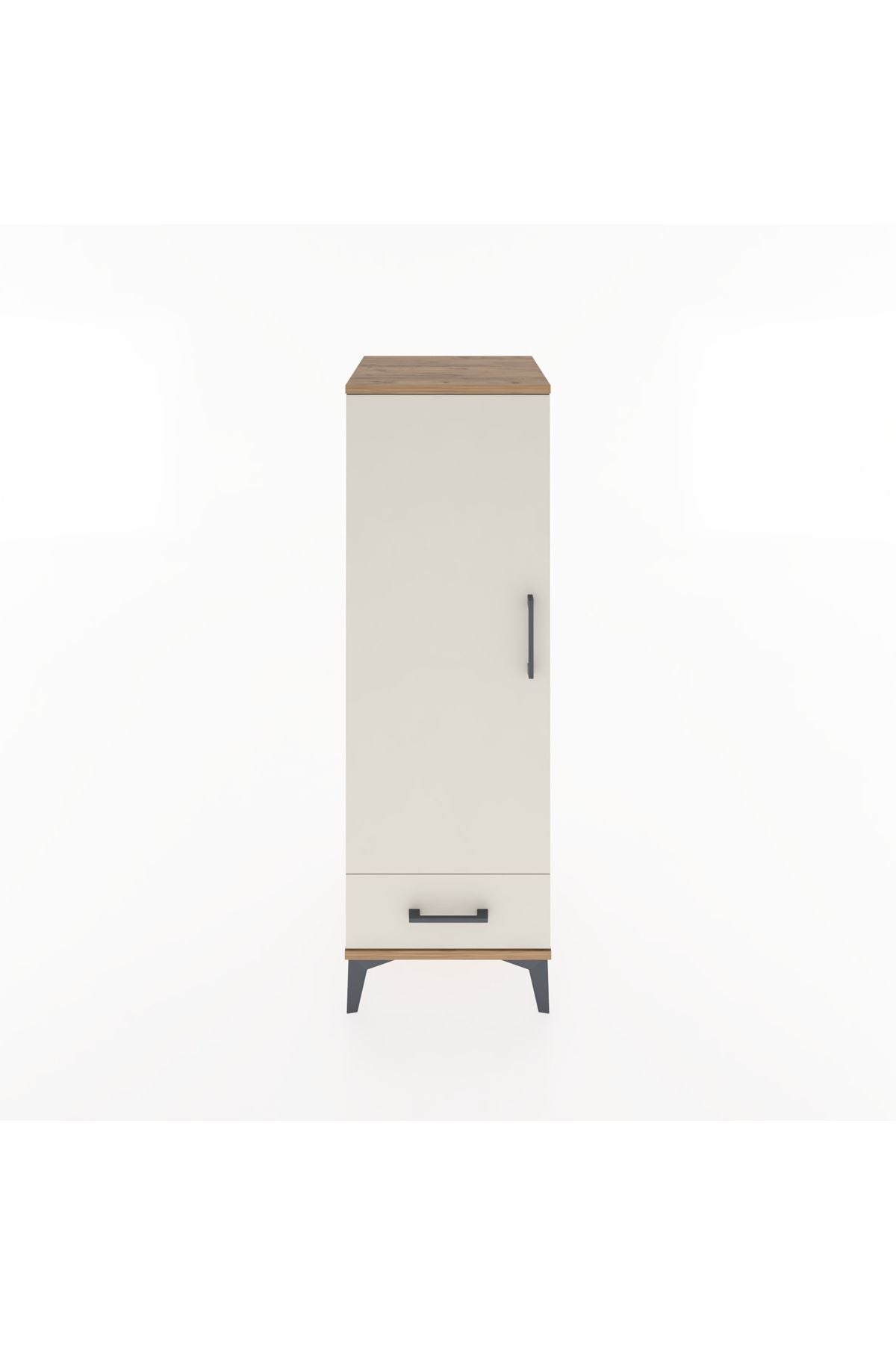 Hyperion Dolap Tek Raflı Tek Çekmeceli Tek Askılı 44x44x134 - S49M072V7B