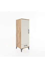 Hyperion Dolap Tek Raflı Tek Çekmeceli Tek Askılı 44x44x134 - S49M072V7B