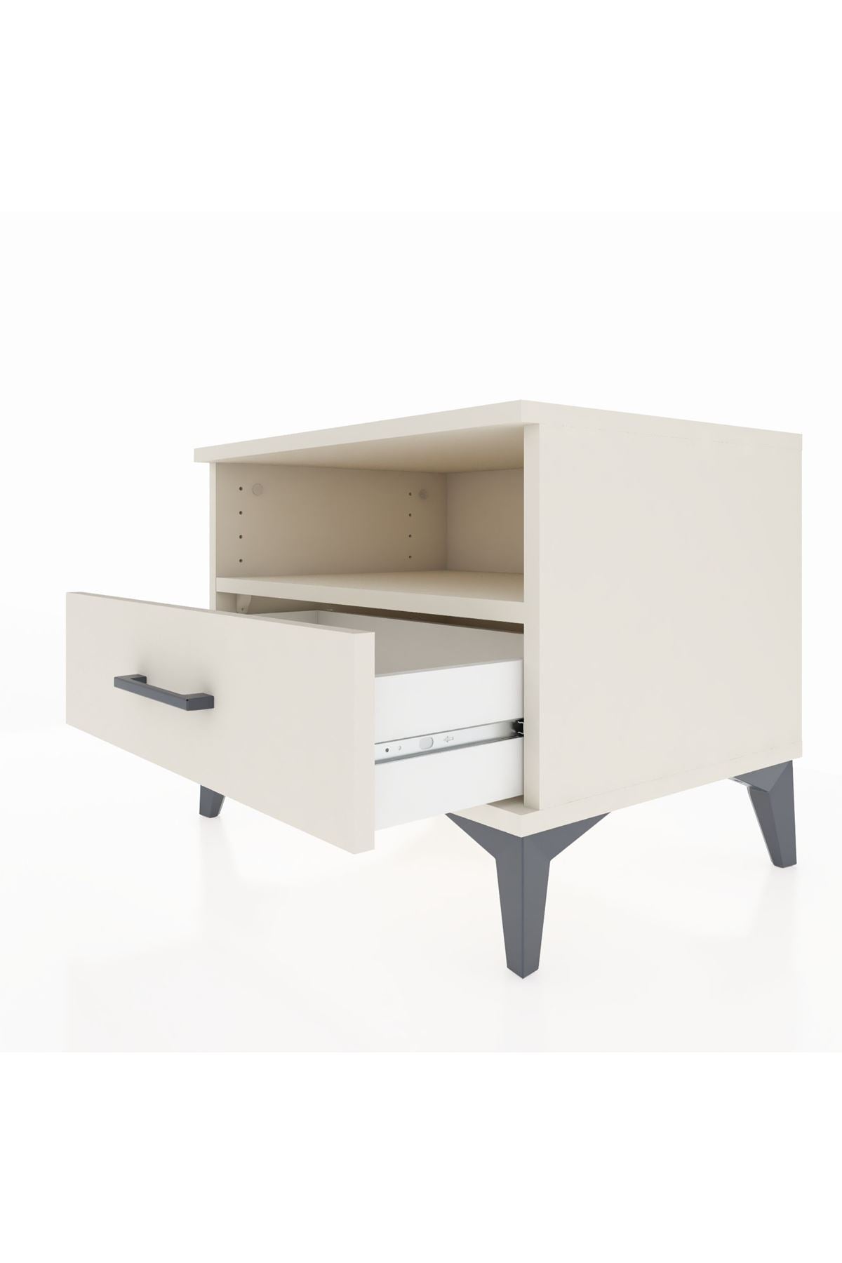 Hyperion Komodin Tek Raflı Tek Çekmeceli 60x44x48 - S44M004V1B