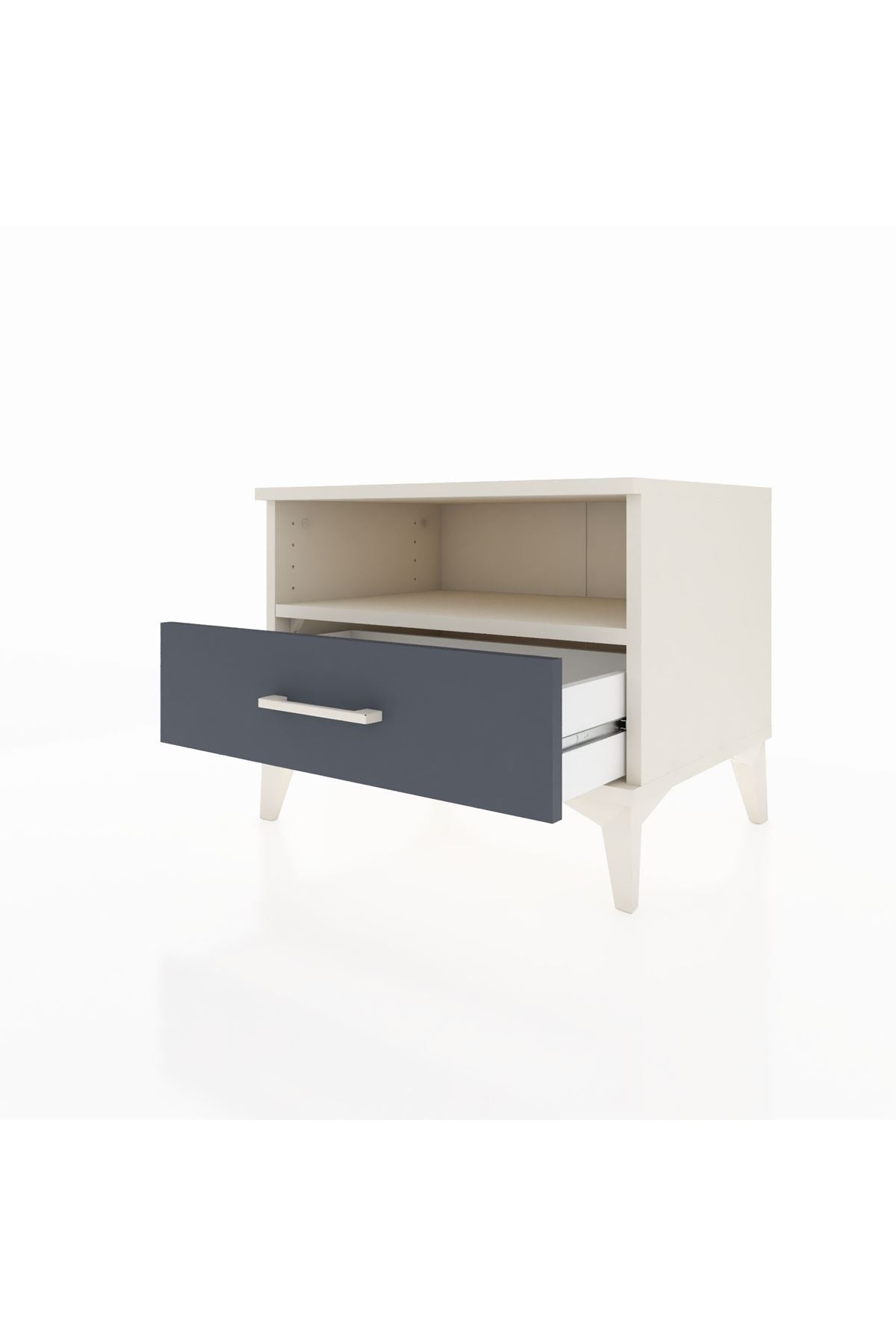 Hyperion Komodin Tek Raflı Tek Çekmeceli 60x44x48 - S44M004V2B