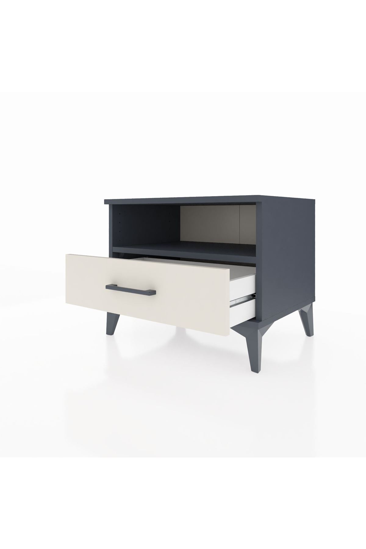 Hyperion Komodin Tek Raflı Tek Çekmeceli 60x44x48 - S44M004V4B