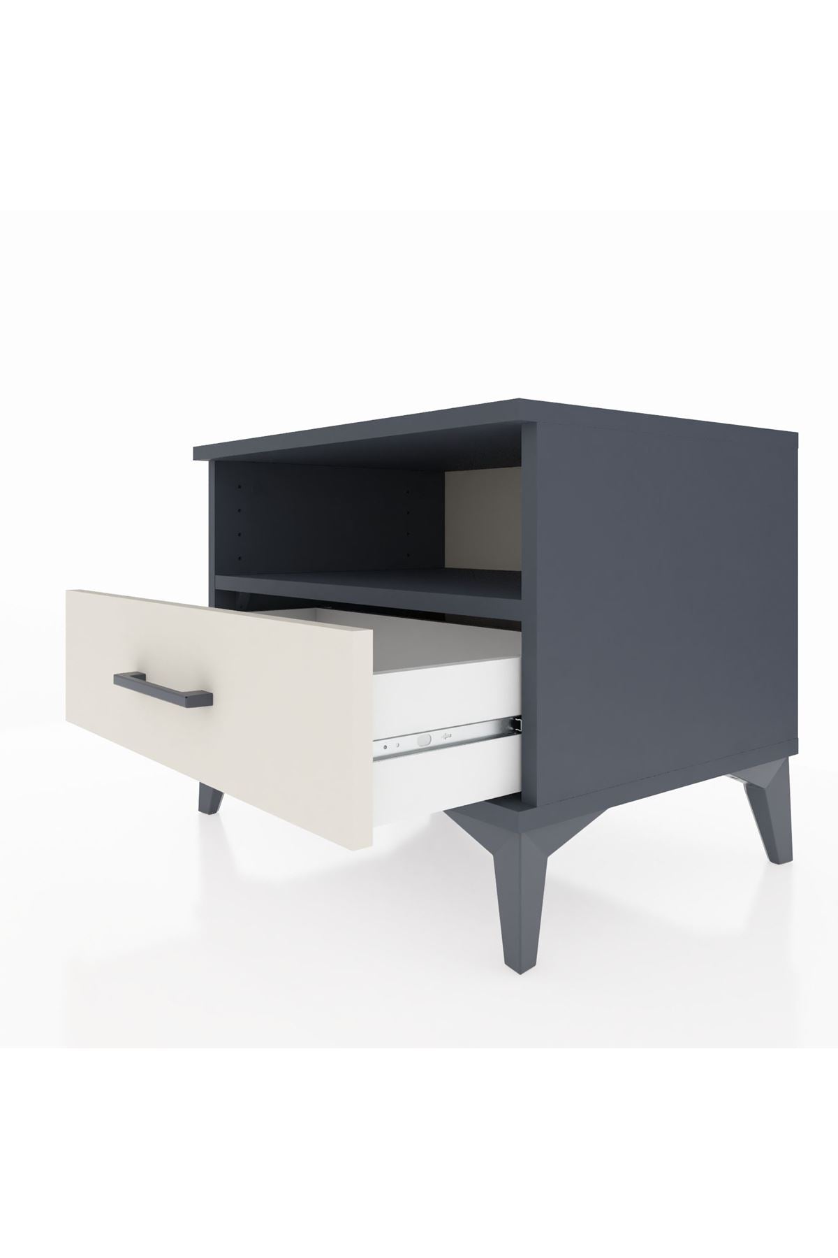 Hyperion Komodin Tek Raflı Tek Çekmeceli 60x44x48 - S44M004V4B