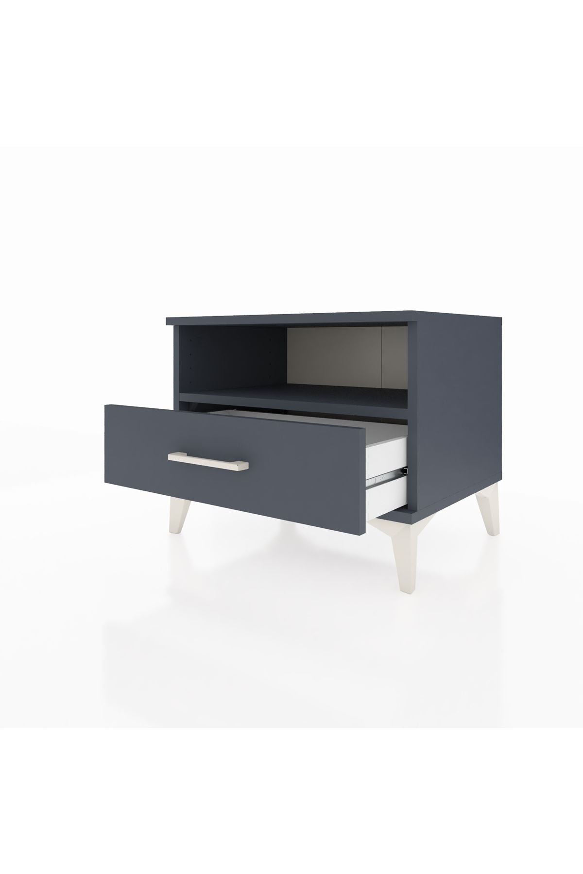 Hyperion Komodin Tek Raflı Tek Çekmeceli 60x44x48 - S44M004V5B