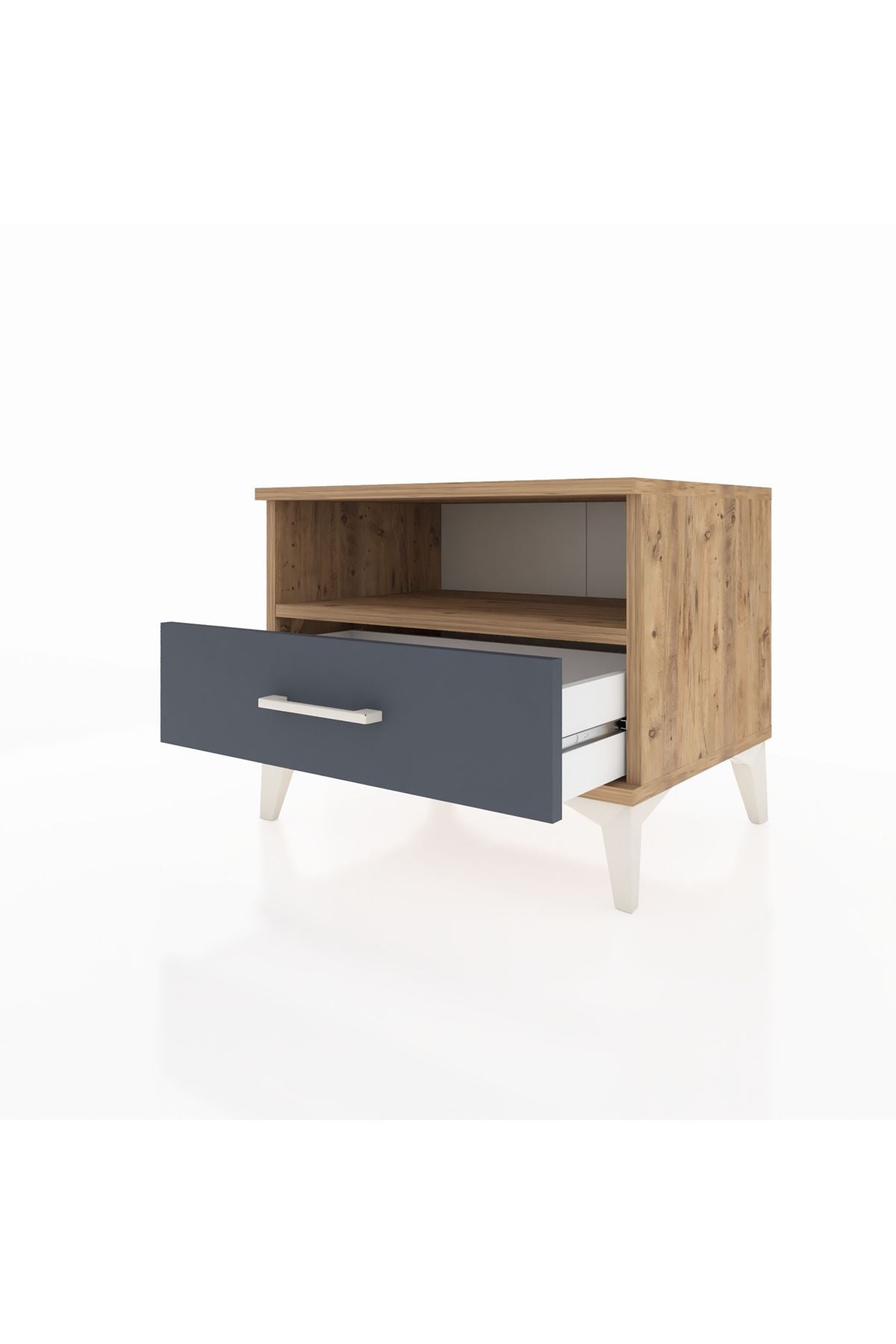 Hyperion Komodin Tek Raflı Tek Çekmeceli 60x44x48 - S44M004V8B