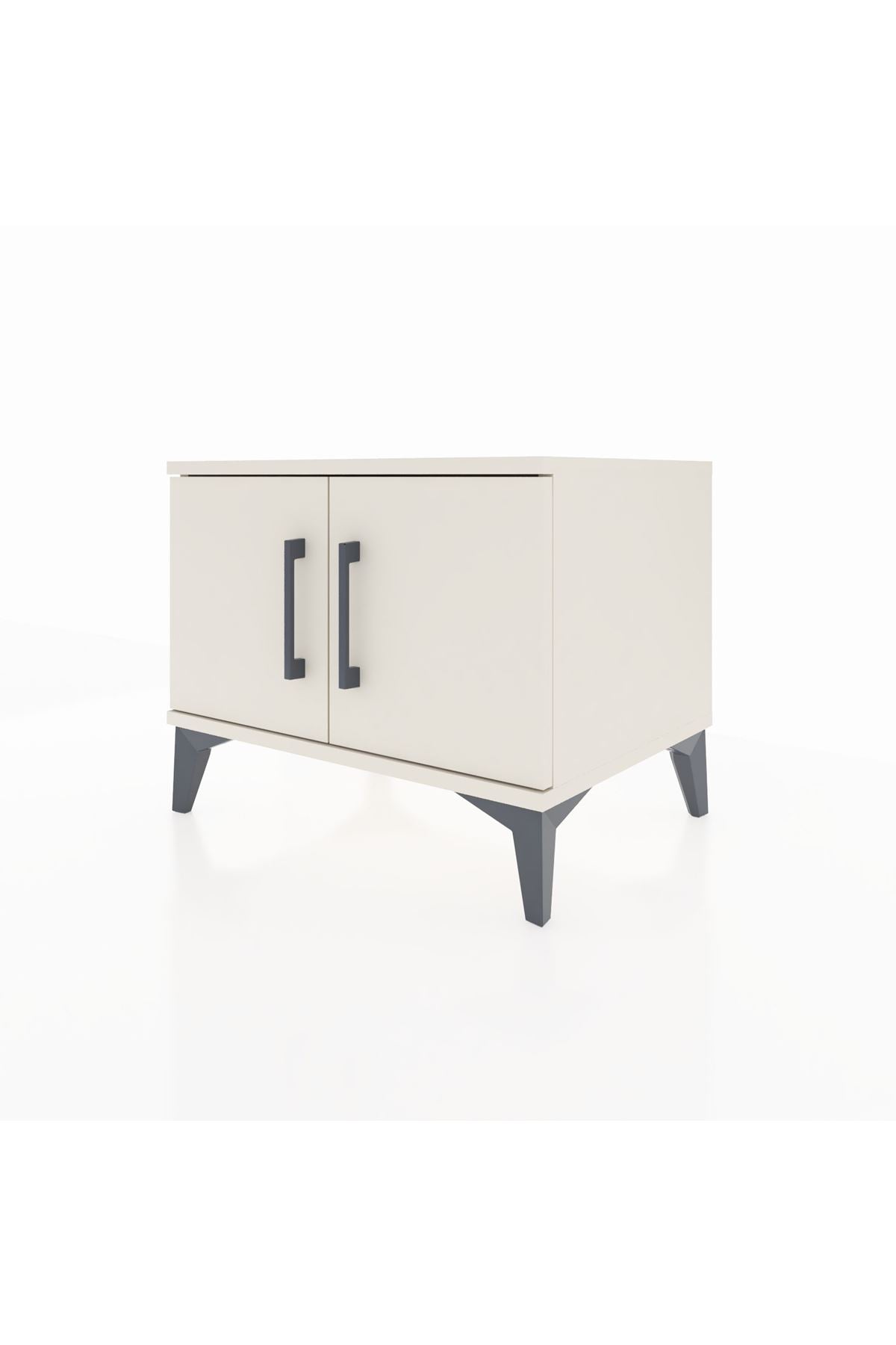 Hyperion Komodin Tek Raflı 2 Kapaklı 60x44x48 - S44M005V1B