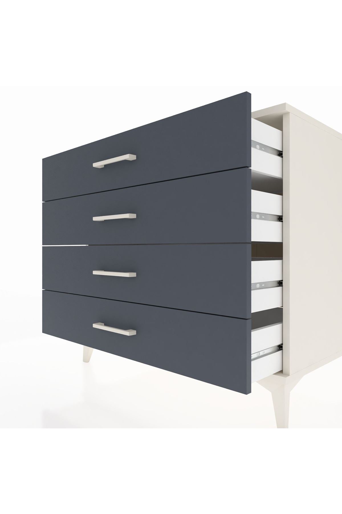 Kronos Şifonyer 4 Çekmeceli 88x59x80 - S69M001V2C