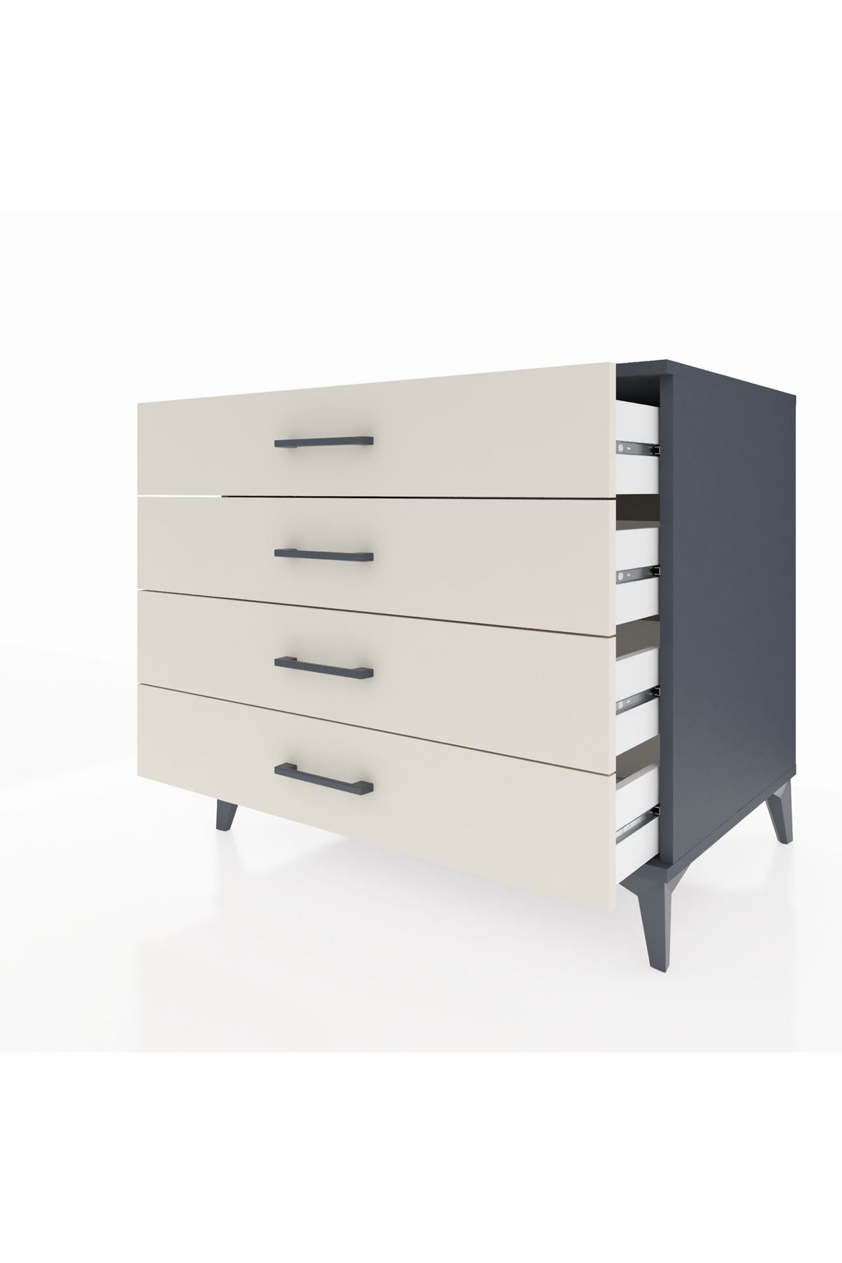 Kronos Şifonyer 4 Çekmeceli 88x59x80 - S69M001V4C