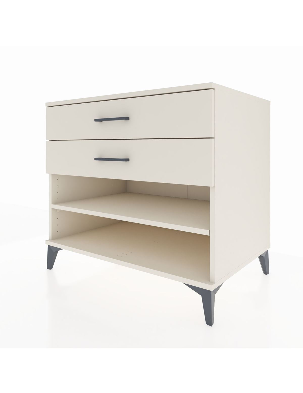 Kronos Şifonyer Tek Raflı 2 Çekmeceli 88x59x80 - S69M003V1C
