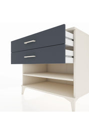 Kronos Şifonyer Tek Raflı 2 Çekmeceli 88x59x80 - S69M003V2C