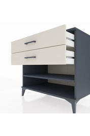 Kronos Şifonyer Tek Raflı 2 Çekmeceli 88x59x80 - S69M003V4C