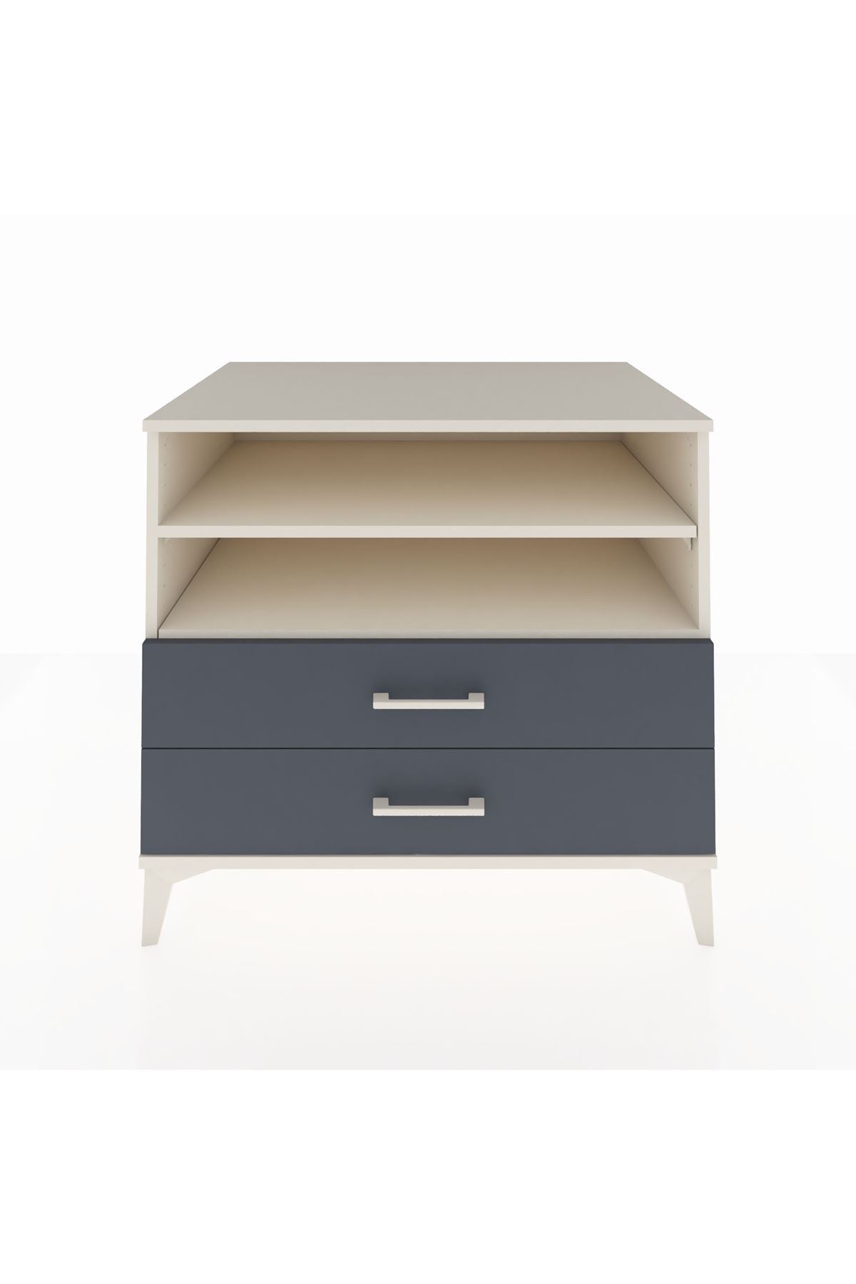 Kronos Şifonyer 2 Raflı 2 Çekmeceli 88x59x80 - S69M004V2C