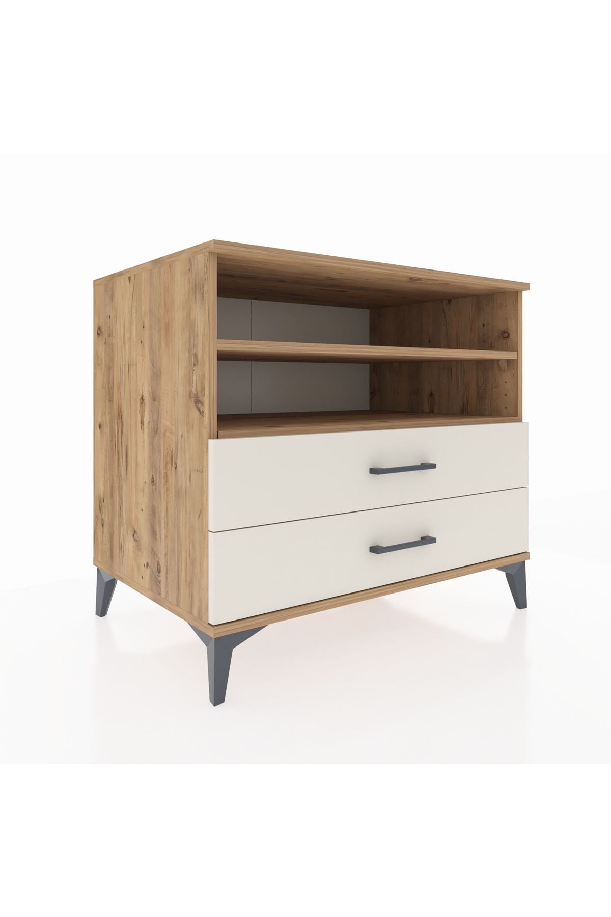 Kronos Şifonyer 2 Raflı 2 Çekmeceli 88x59x80 - S69M004V7C