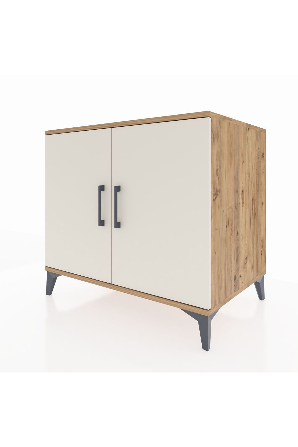 Kronos Şifonyer Tek Raflı 2 Kapaklı 88x59x80 - S69M039V7C