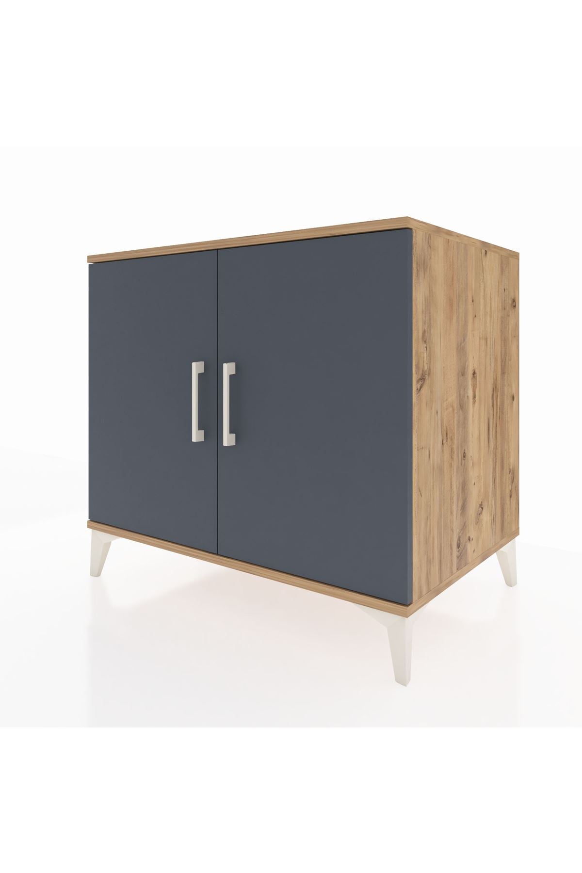 Kronos Şifonyer Tek Raflı 2 Kapaklı 88x59x80 - S69M039V8C