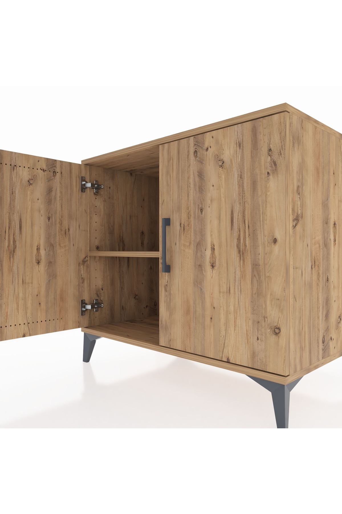 Kronos Şifonyer Tek Raflı 2 Kapaklı 88x59x80 - S69M039V9C