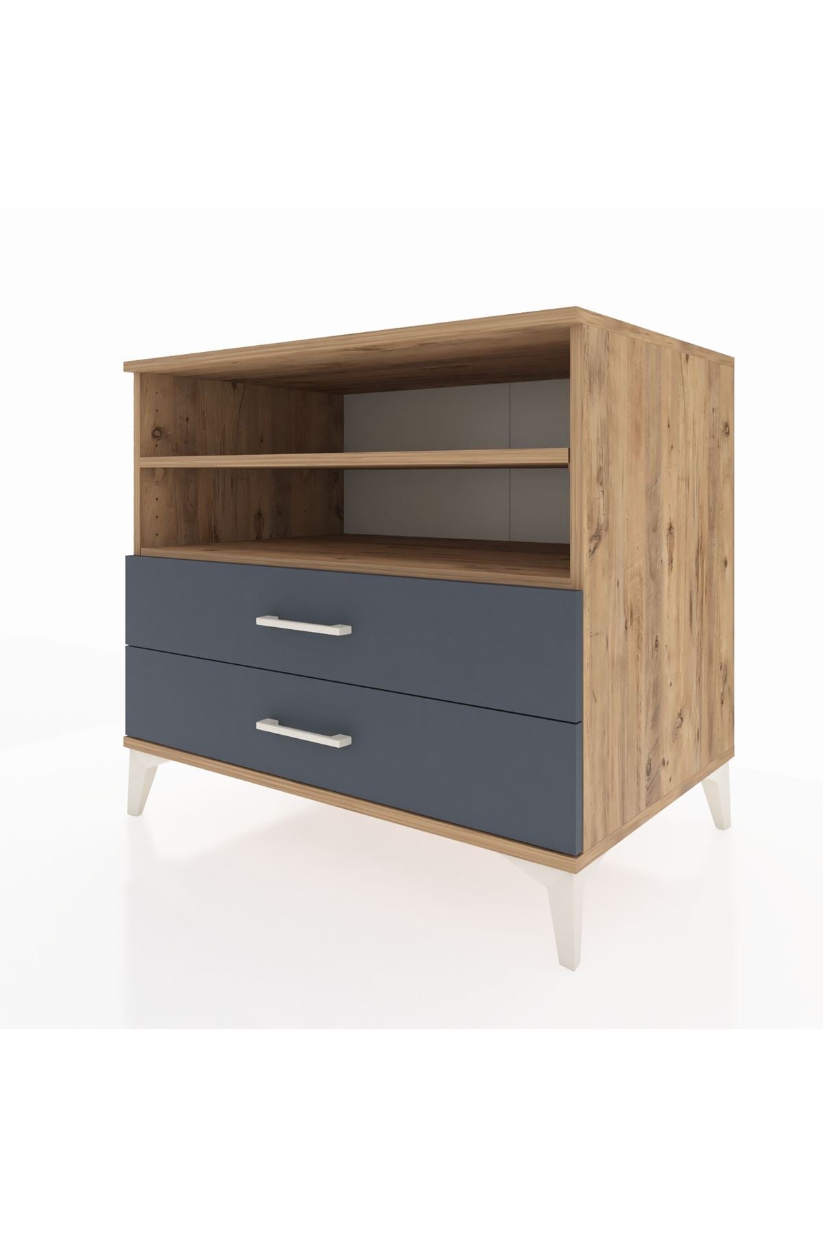 Kronos Şifonyer 2 Raflı 2 Çekmeceli 88x59x80 - S69M004V8C