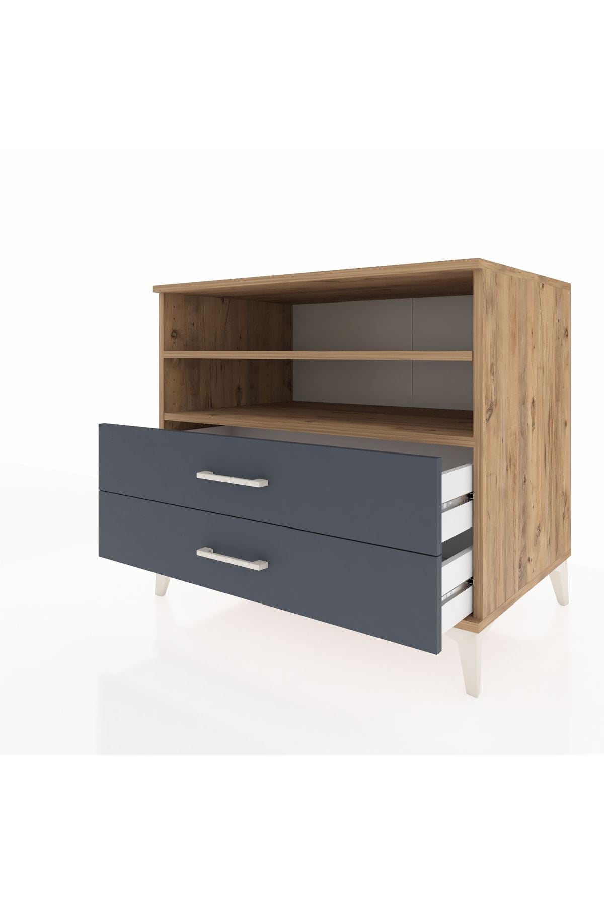 Kronos Şifonyer 2 Raflı 2 Çekmeceli 88x59x80 - S69M004V8C