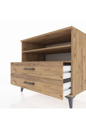 Kronos Şifonyer 2 Raflı 2 Çekmeceli 88x59x80 - S69M004V9C