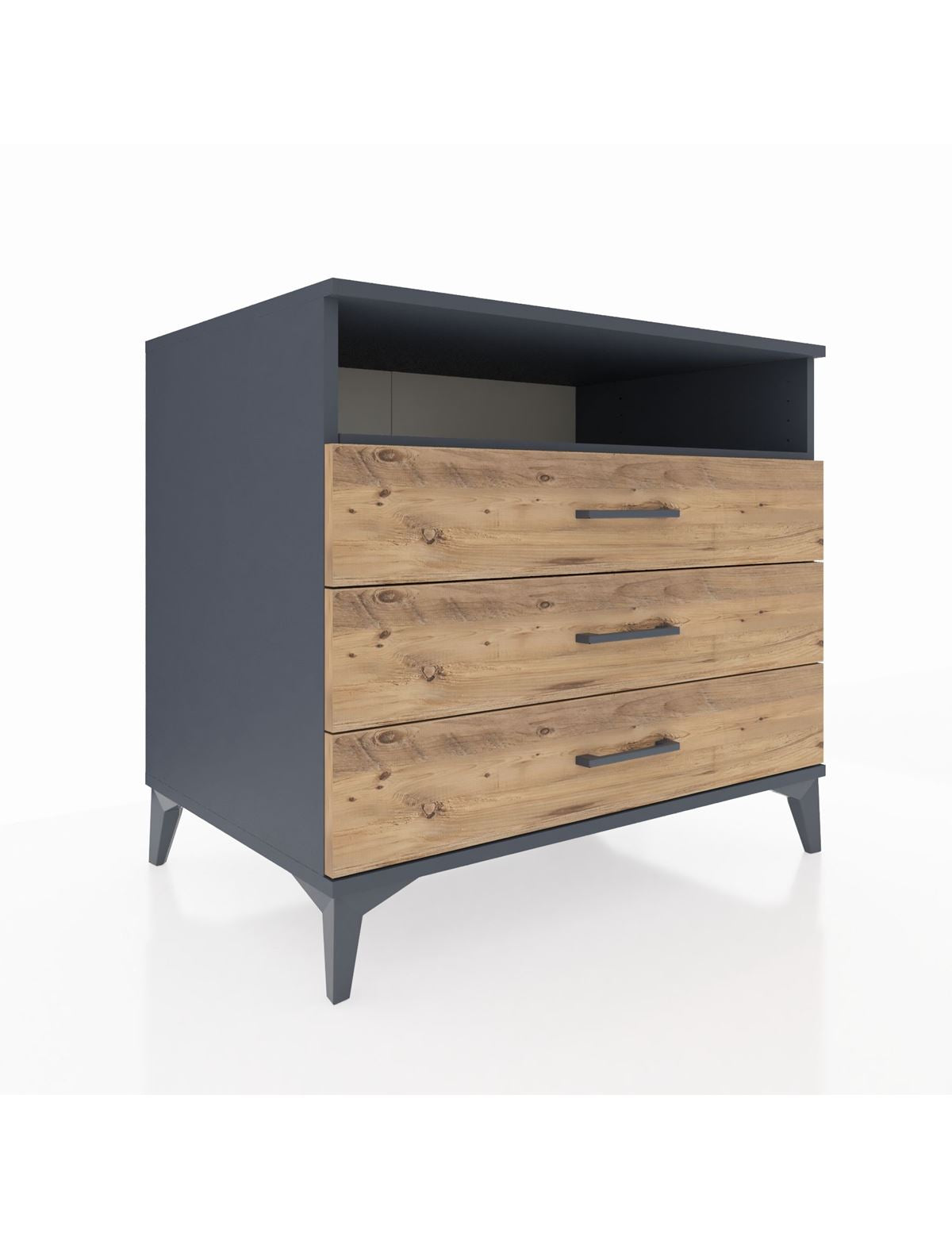 Kronos Şifonyer Tek Raflı 3 Çekmeceli 88x59x80 - S69M005V6C