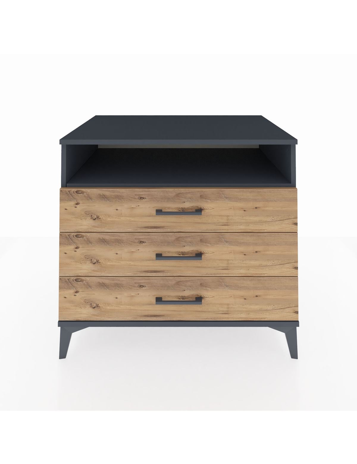 Kronos Şifonyer Tek Raflı 3 Çekmeceli 88x59x80 - S69M005V6C