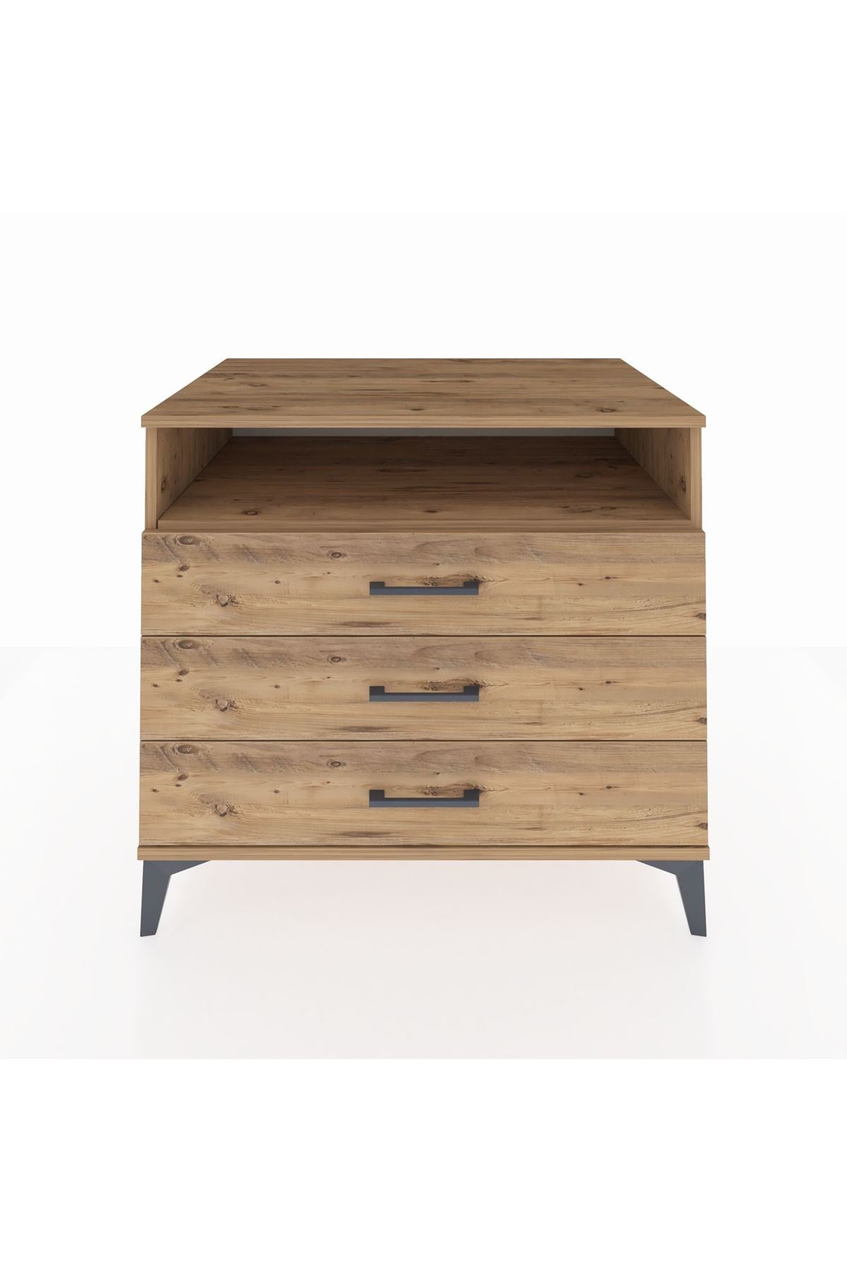 Kronos Şifonyer Tek Raflı 3 Çekmeceli 88x59x80 - S69M005V9C
