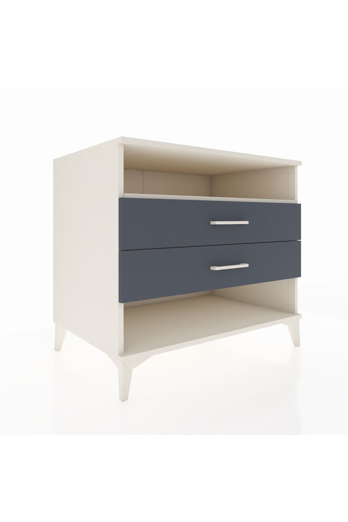 Kronos Şifonyer Tek Raflı 2 Çekmeceli 88x59x80 - S69M006V2C
