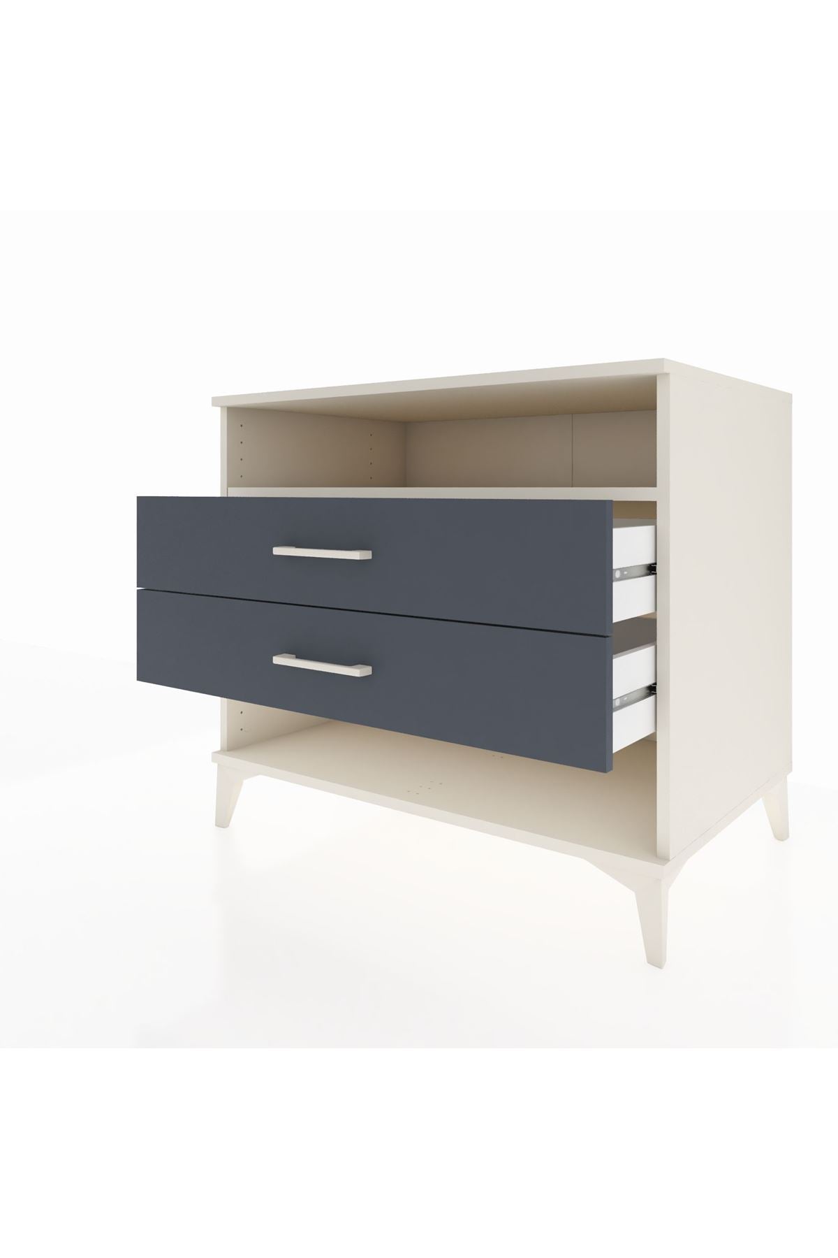 Kronos Şifonyer Tek Raflı 2 Çekmeceli 88x59x80 - S69M006V2C